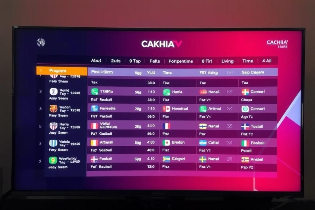 lịch thi đấu trên Cakhia TV